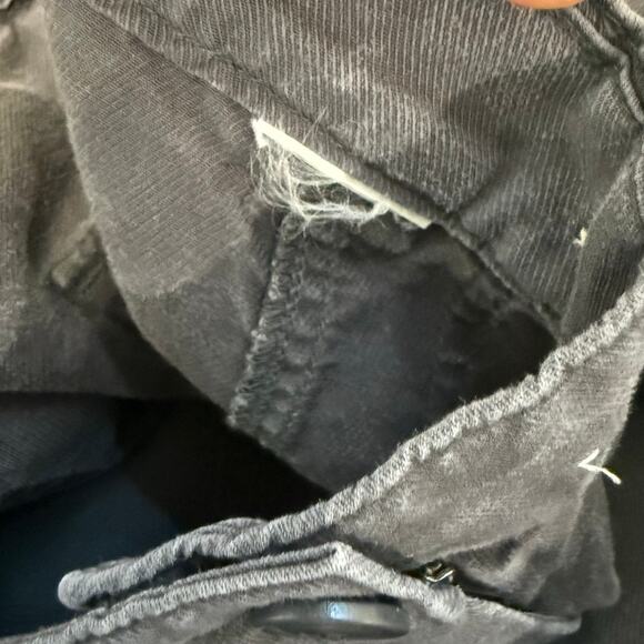 Abercrombie & Fitch Women’s High Rise Baggy Cargo Pant Grey Wide Leg Tie 4S 27 - Picture 8 of 8